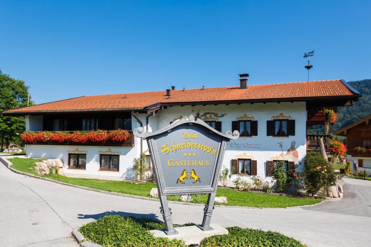 Gaestehaus Beim Schneidersepp Inkl. Chiemgaukarte Ruhpolding Exterior foto